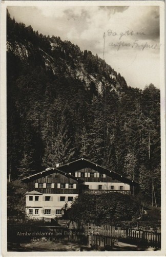 Almbachklamm bei - ak,