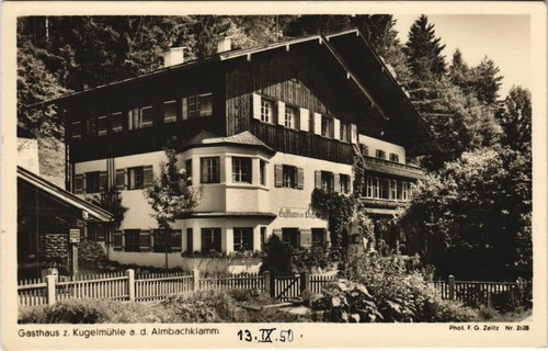 Cpa gasthaus kugelmuhle - cpa, z.